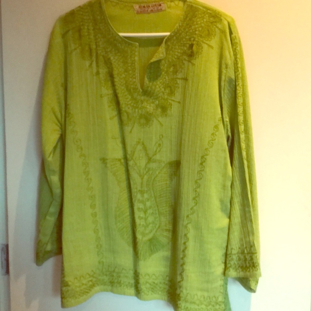 Boho Hippie Embroidered Tunic